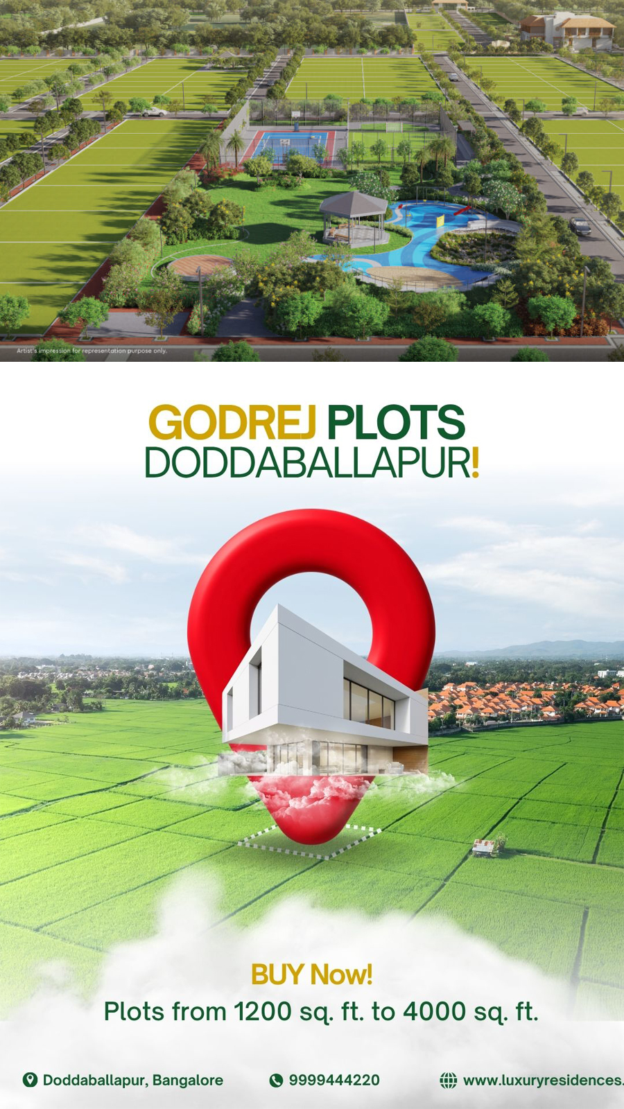 Godrej New Launch Plots Doddaballapur